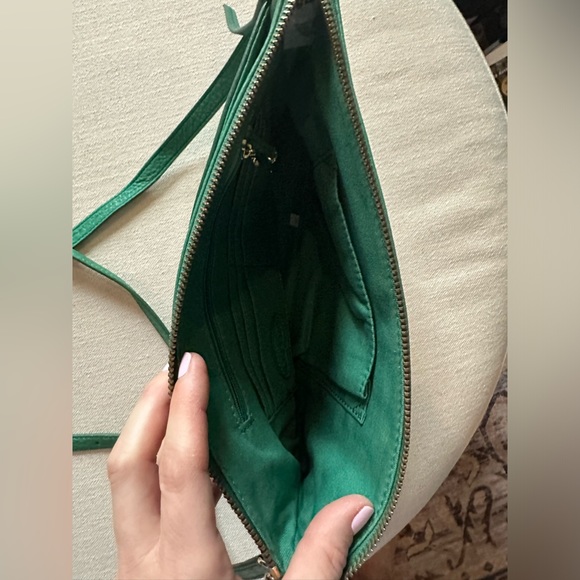 Fossil crossbody leather purse in green - Picture 5 of 5
